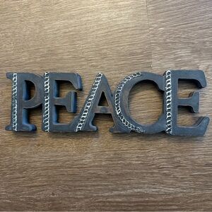 Brown ‘Peace’ Decor